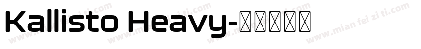 Kallisto Heavy字体转换